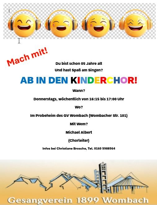 ab in den Kinderchor - vergrößern