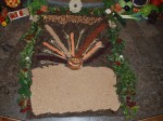 Prachtvoller Altar zum Erntedankfest, Bild in Grodarstellung